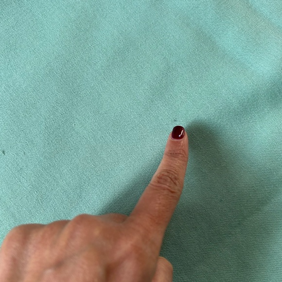 Mint green 100 percent wool big scarf for women - Picture 6 of 9